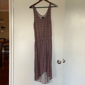 Gap maroon high low dress (size M)
